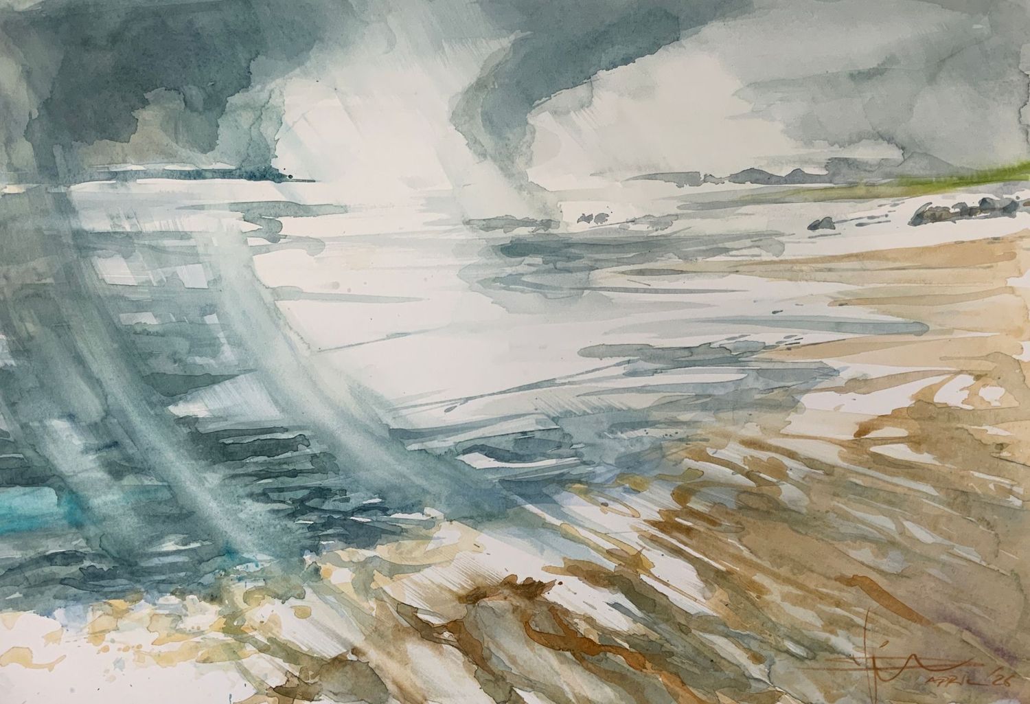 Gust at Saligo Bay