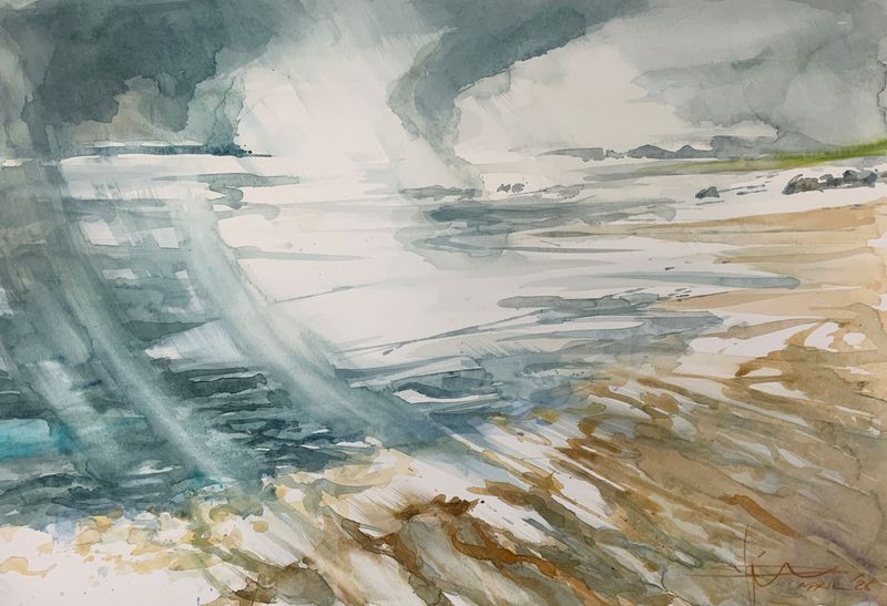 Gust at Saligo Bay