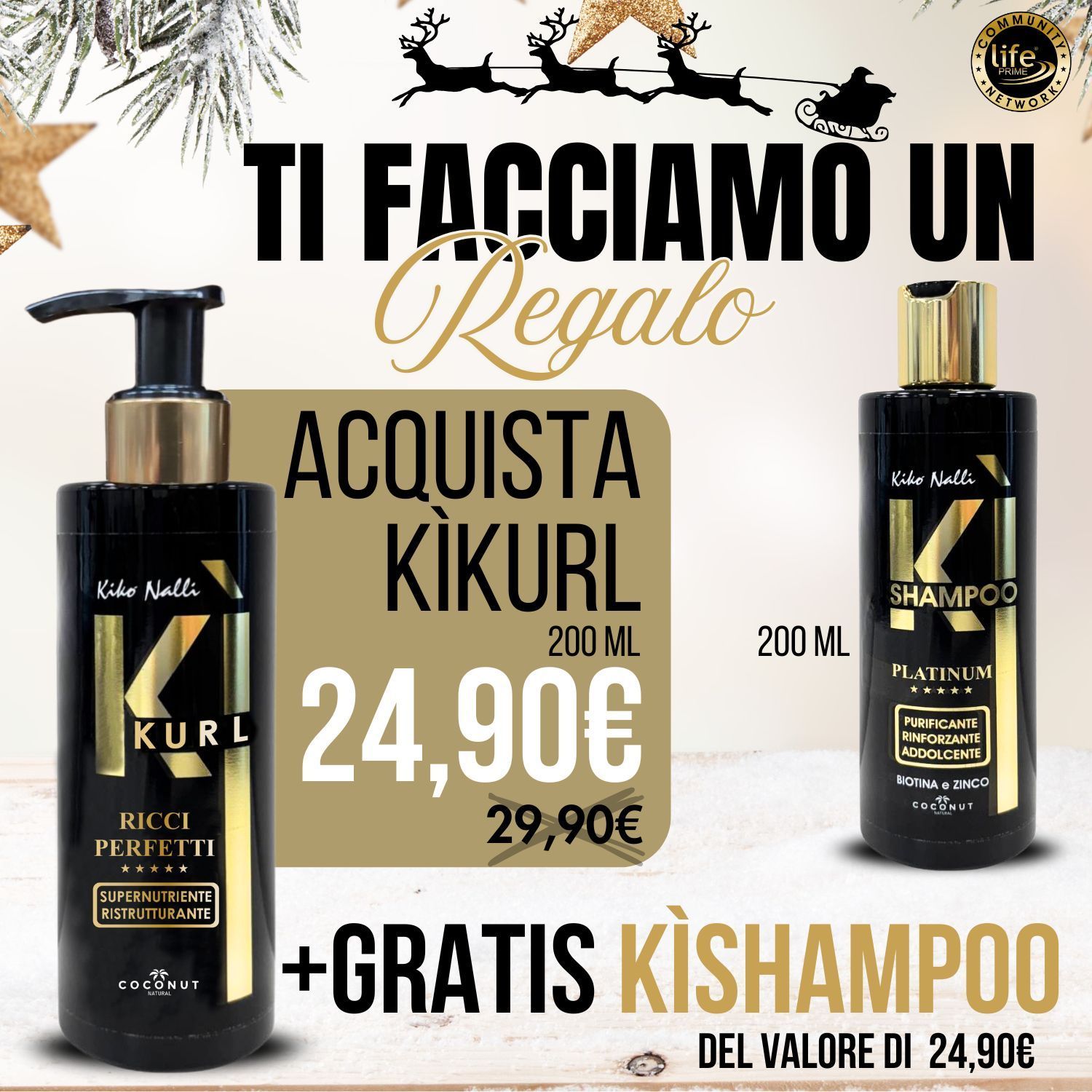 PROMO NATALE Kìkurl + Kìshampoo