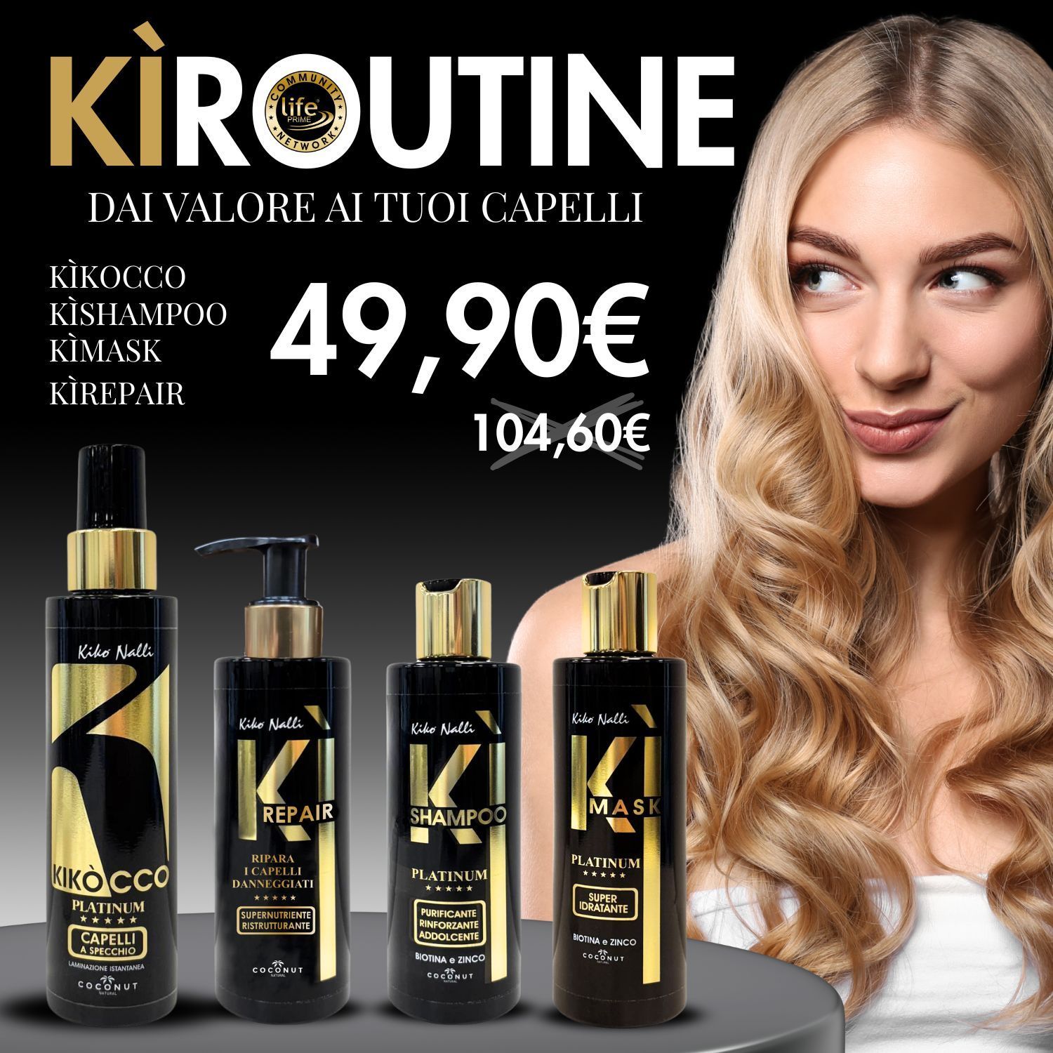 KìROUTINE - Kìkocco, Kìshampoo, Kìmask, Kìrepair KìROUTINE - Kìkocco, Kìshampoo, Kìmask, Kìrepair