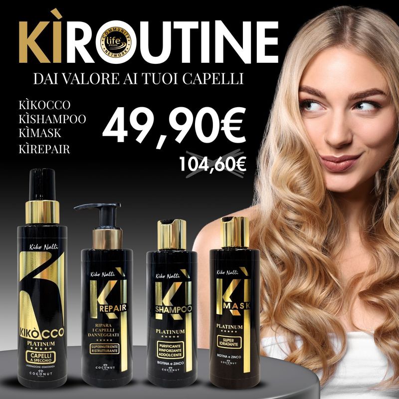KìROUTINE - Kìkocco, Kìshampoo, Kìmask, Kìrepair