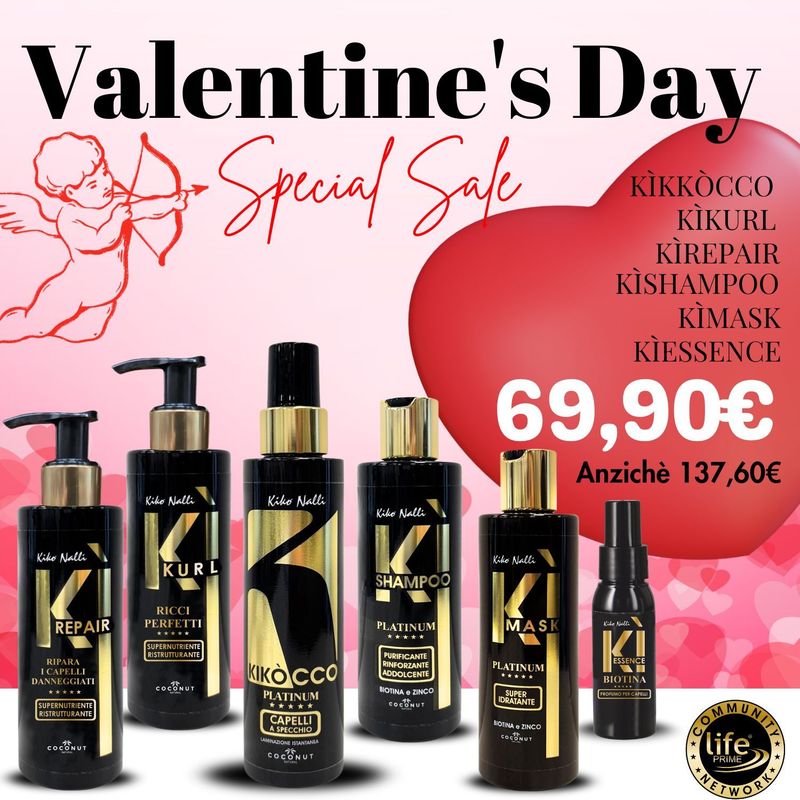 KIT ON BOARD: KIKOCCO INSTANT LAMINATION 100 ML + KI-KURL + KI-REPAIR + KI-SHAMPOO + KI-MASK + KI-ESSENCE