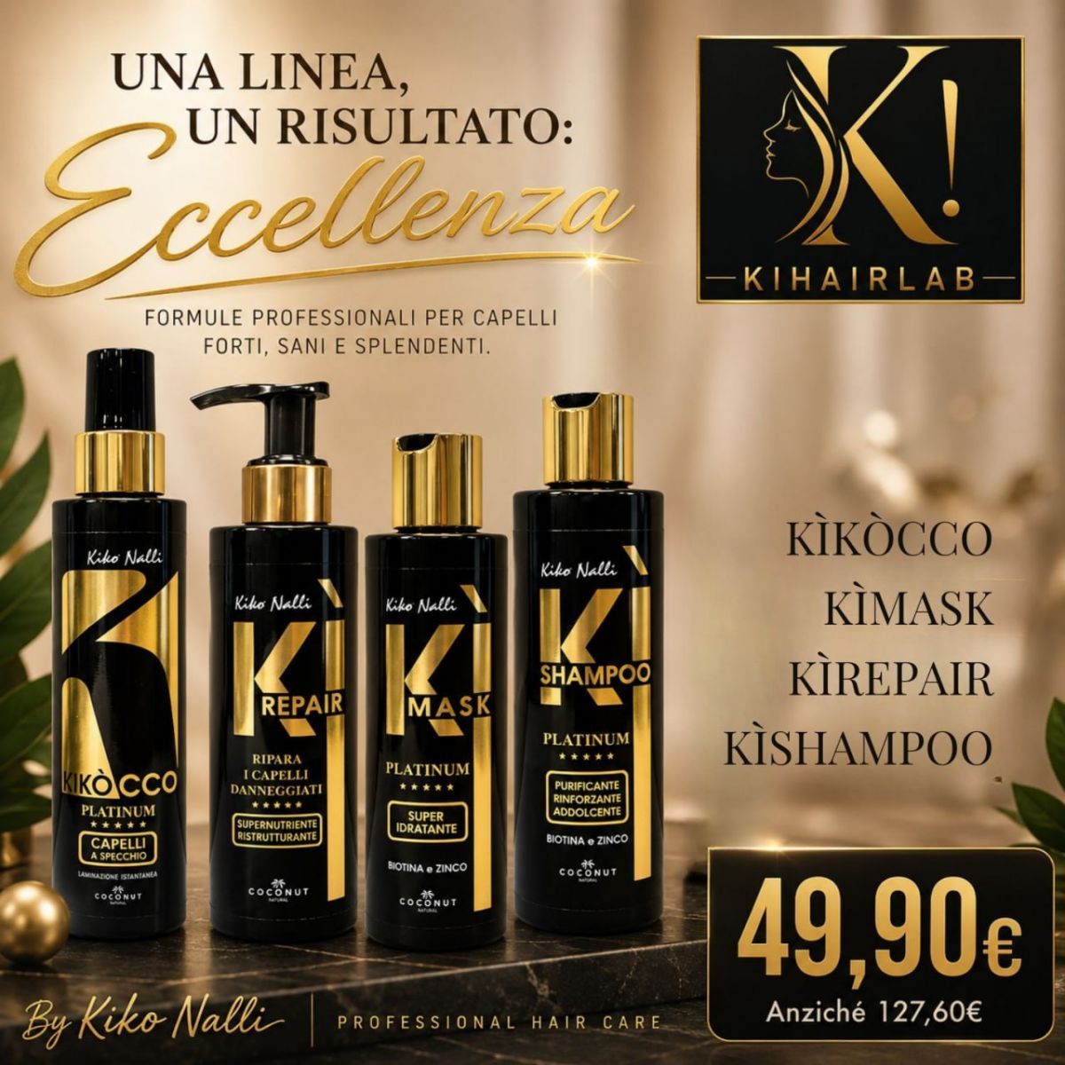 KIKOCCO INSTANT LAMINATION 100 ML + KI-SHAMPOO + KI-MASK + KI-REPAIR KIKOCCO INSTANT LAMINATION 100 ML + KI-SHAMPOO + KI-MASK + KI-REPAIR