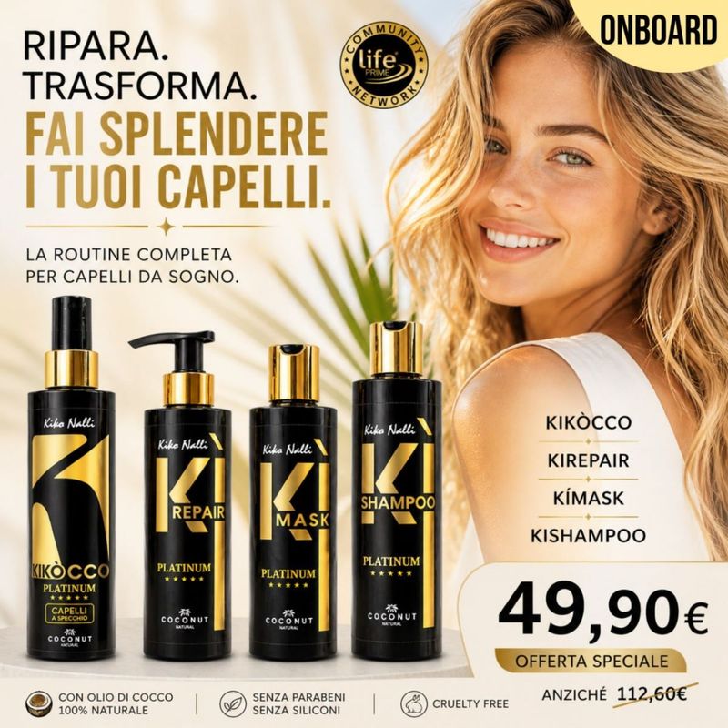 KIKOCCO INSTANT LAMINATION 100 ML + KI-SHAMPOO + KI-MASK + KI-REPAIR KIKOCCO INSTANT LAMINATION 100 ML + KI-SHAMPOO + KI-MASK + KI-REPAIR