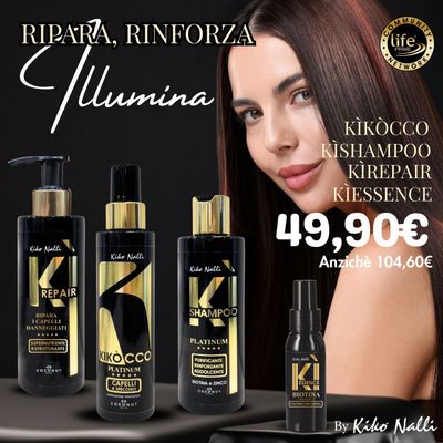 KIKOCCO INSTANT LAMINATION 100 ML + KI-SHAMPOO + KI-REPAIR + KI-ESSENCE
