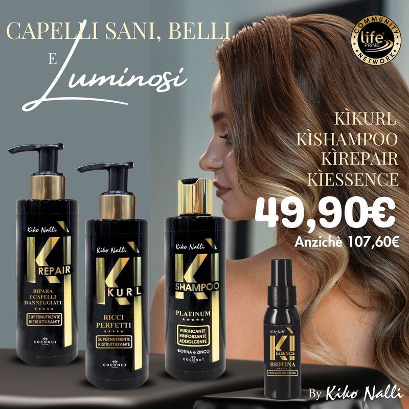 KIT ON BOARD: KI-KURL + KI-REPAIR + KI-SHAMPOO + KI-ESSENCE KIT ON BOARD: KI-KURL + KI-REPAIR + KI-SHAMPOO + KI-ESSENCE