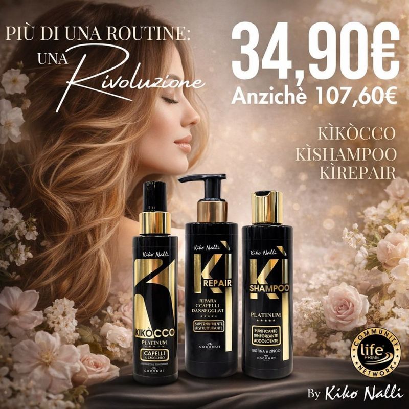 KIT KIKOCCO INSTANT LAMINATION 100 ML + KI-SHAMPOO + KI-REPAIR