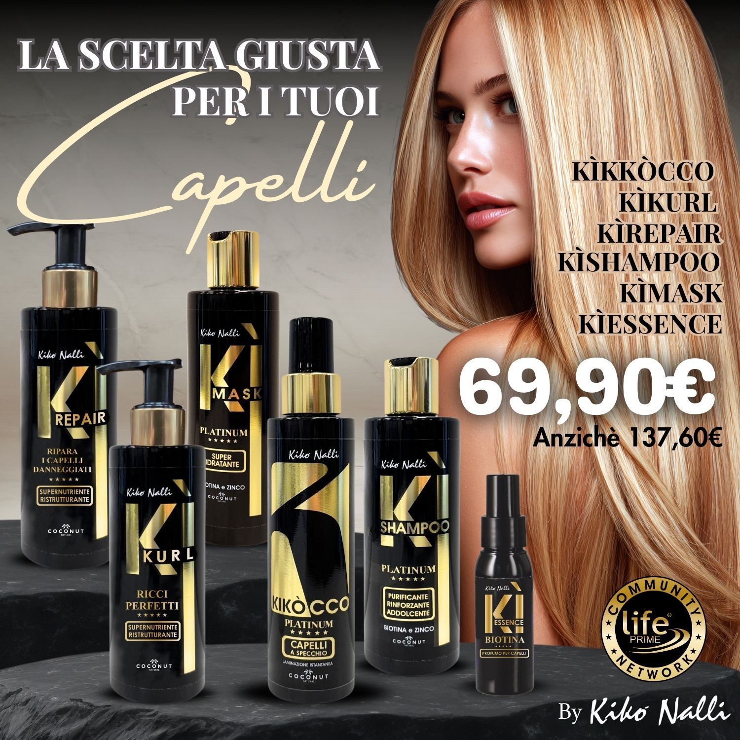 KIKOCCO INSTANT LAMINATION 100 ML + KI-KURL + KI-REPAIR + KI-SHAMPOO + KI-MASK + KI-ESSENCE KIKOCCO INSTANT LAMINATION 100 ML + KI-KURL + KI-REPAIR + KI-SHAMPOO + KI-MASK + KI-ESSENCE