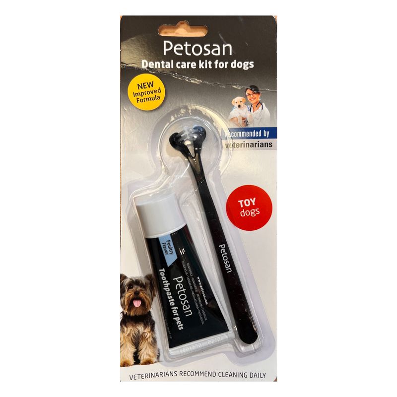 Petosan Zahnpflegeset für kleine Hunde