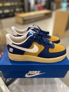 Nike Air Force 1 Low SP Undefeated 5 On It Blue Yellow Croc