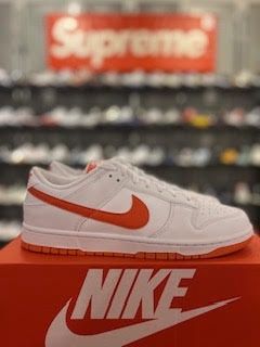 Nike Dunk Low Retro White Picante Red