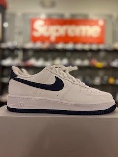 Nike Air Force 1 &#39;07 White Midnight Navy