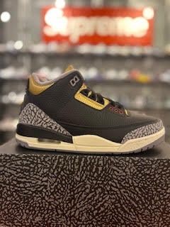 Jordan 3 Retro Black Cement Gold (Women&#39;s)