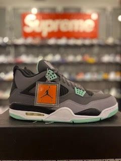 Jordan 4 Retro Green Glow