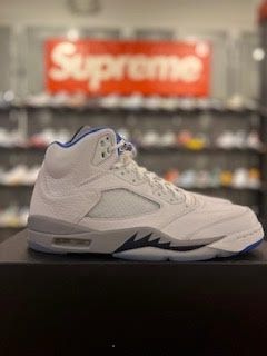 Jordan 5 Retro White Stealth