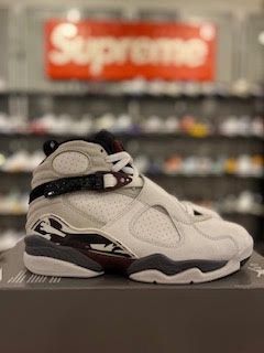 Jordan 8 Retro White Burgundy (Women&#39;s)