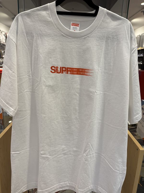 Supreme motion tee white
