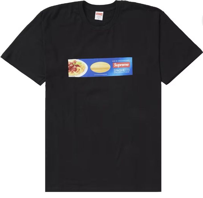 Supreme spaghetti tee black