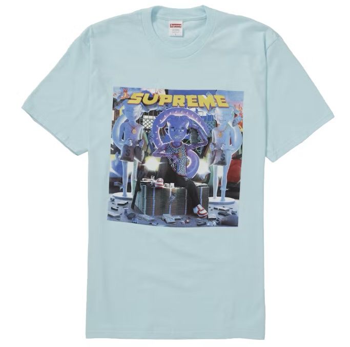 Supreme richest tee Turquoise