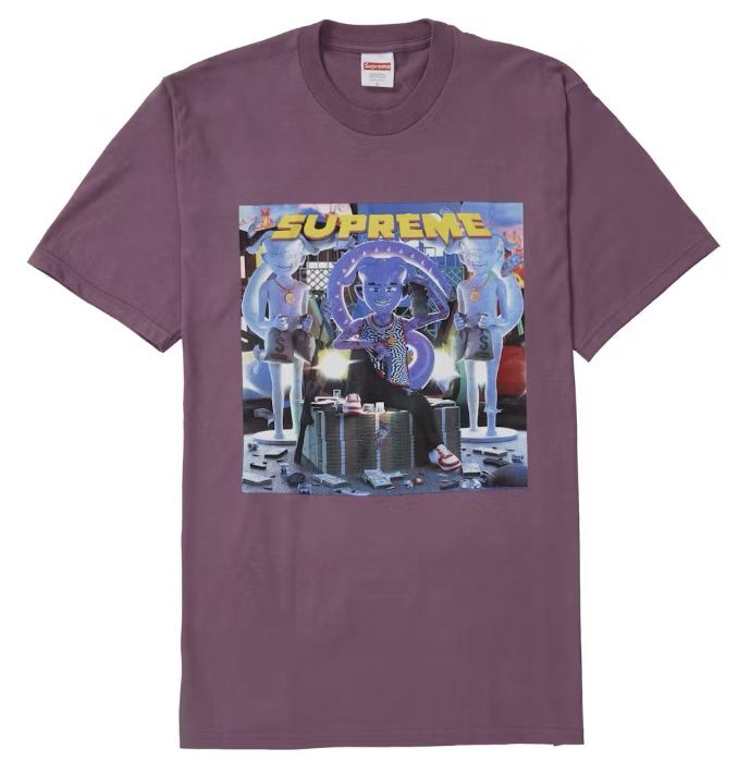 Supreme richest tee Plum