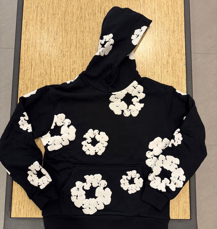 Denim Tears The Cotton Wreath Sweatshirt Black