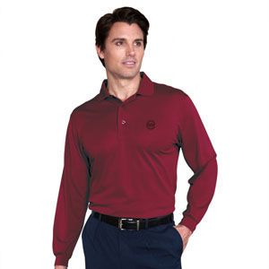 #1051-771 MEN'S LS POLO MAR L