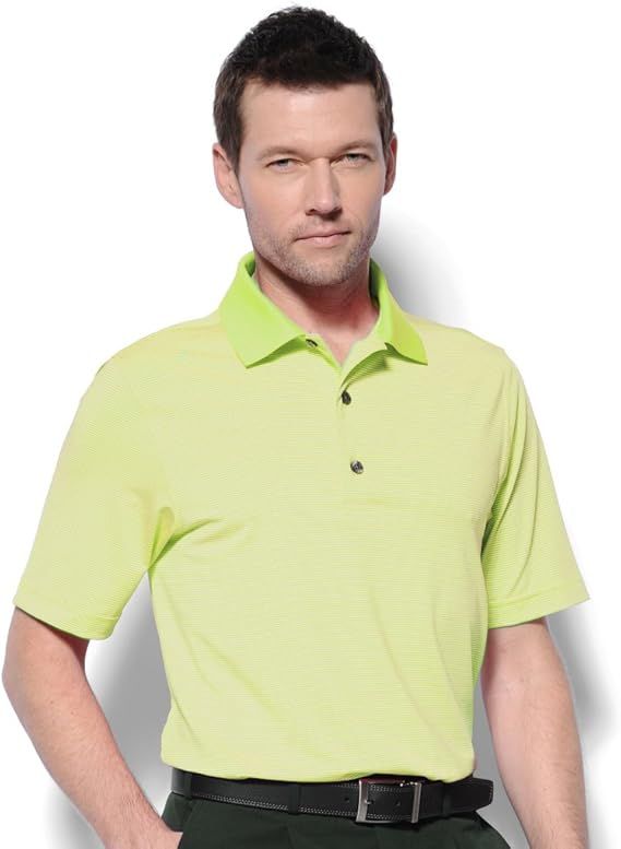 #1650-680 MEN&#39;S SS POLO LPH/WHT L