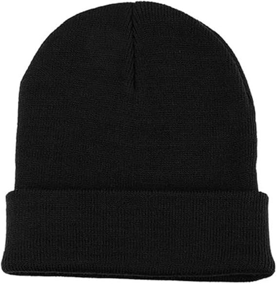 H541-BLK KNIT SKULLCAP