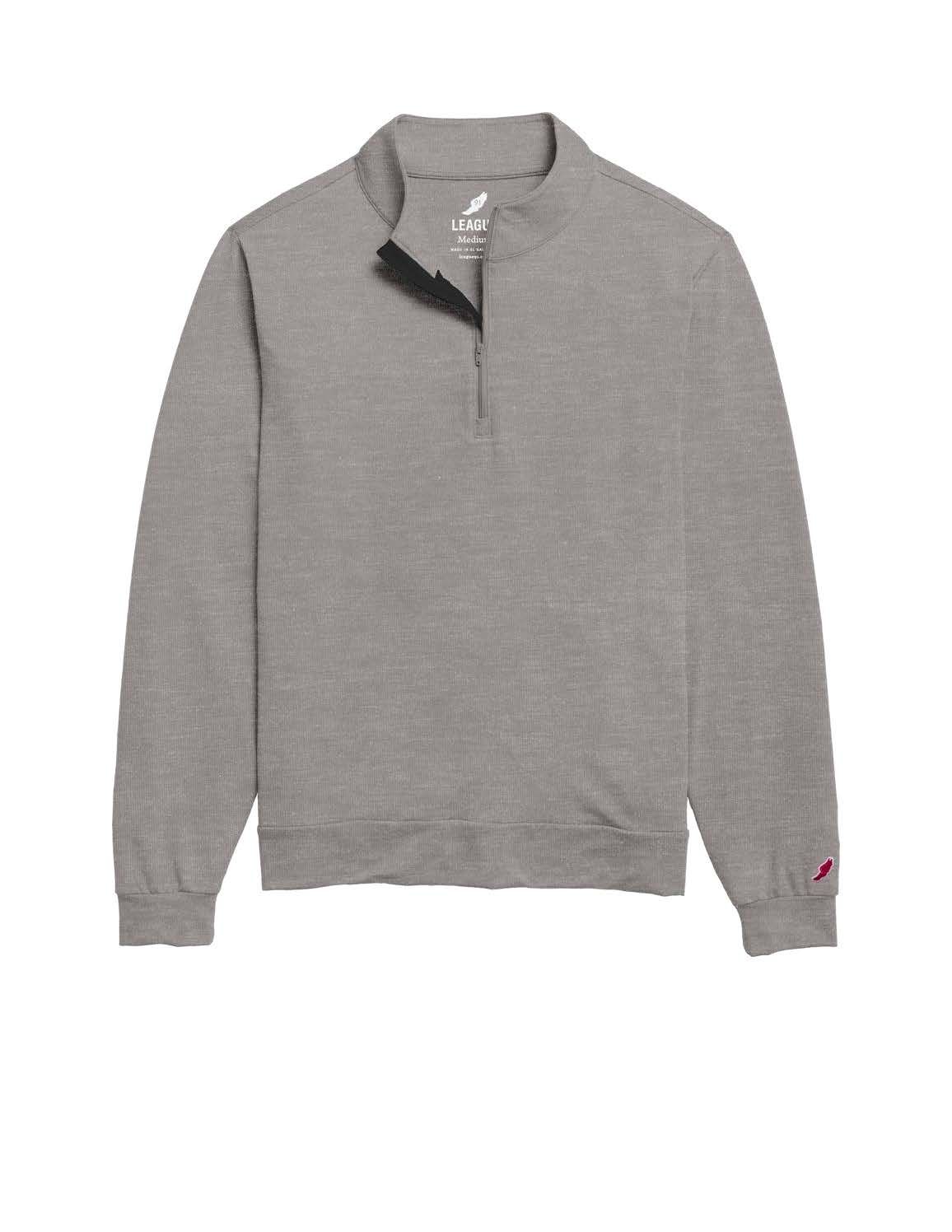 ADM150 1/4 ZIP GREY XXL