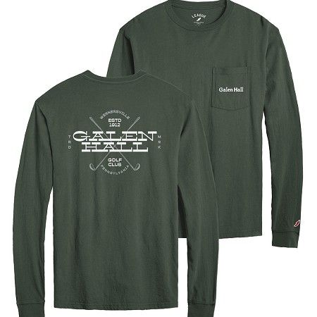 #1945038 GH L/S POCKET TEE VHGRN M