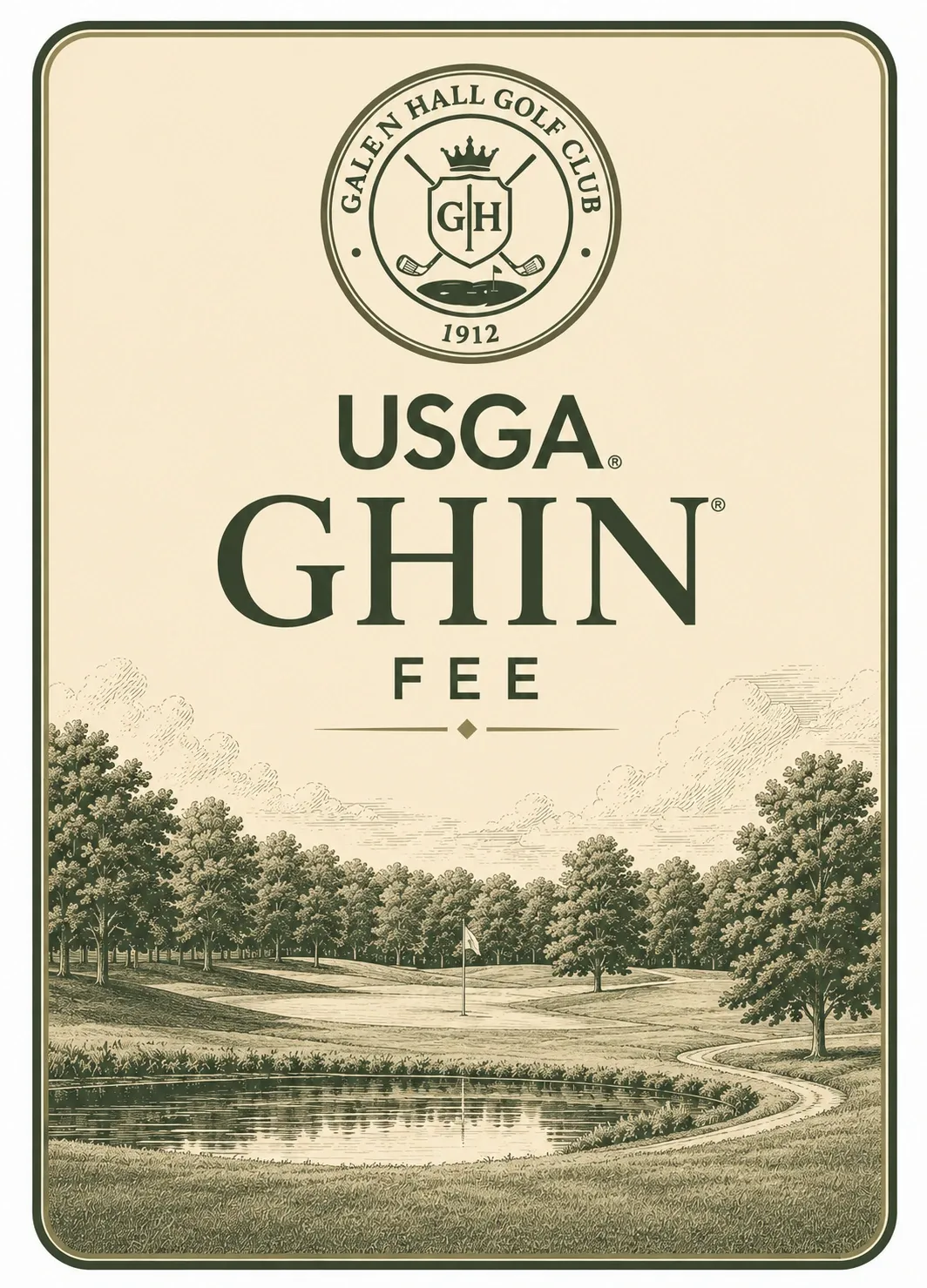 USGA GHIN Fee