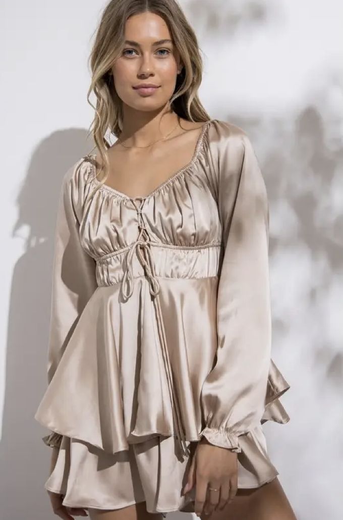 CHAMPAGNE DREAMS ROMPER
