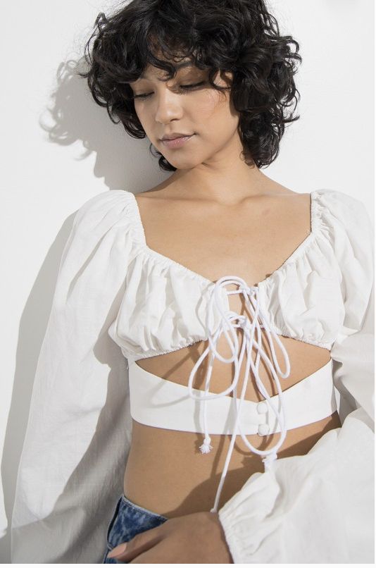 Pure Peekaboo Top