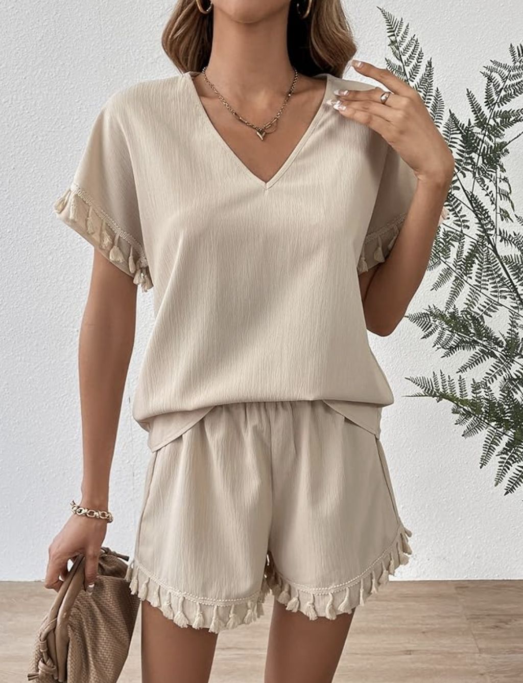 TASSEL SHORT SET
