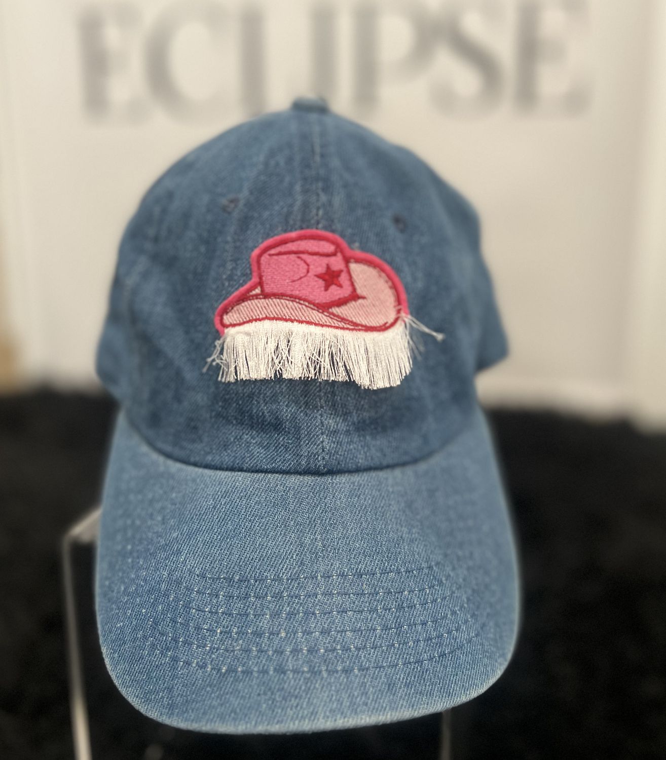 COWGIRL CAP W FRINGE