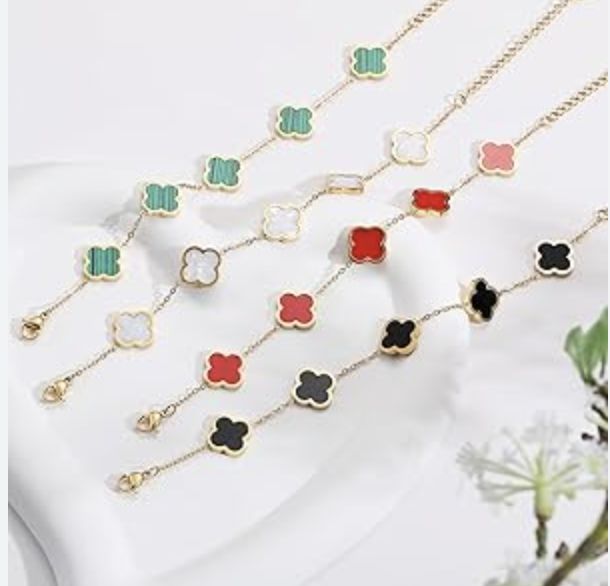 CLOVER 18K GOLD PLATED BRACELET
