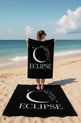 SUMMER OF ECLIPSE BEACH TOWEL