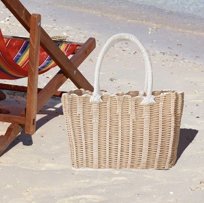 WEAVED BASKET TOTE