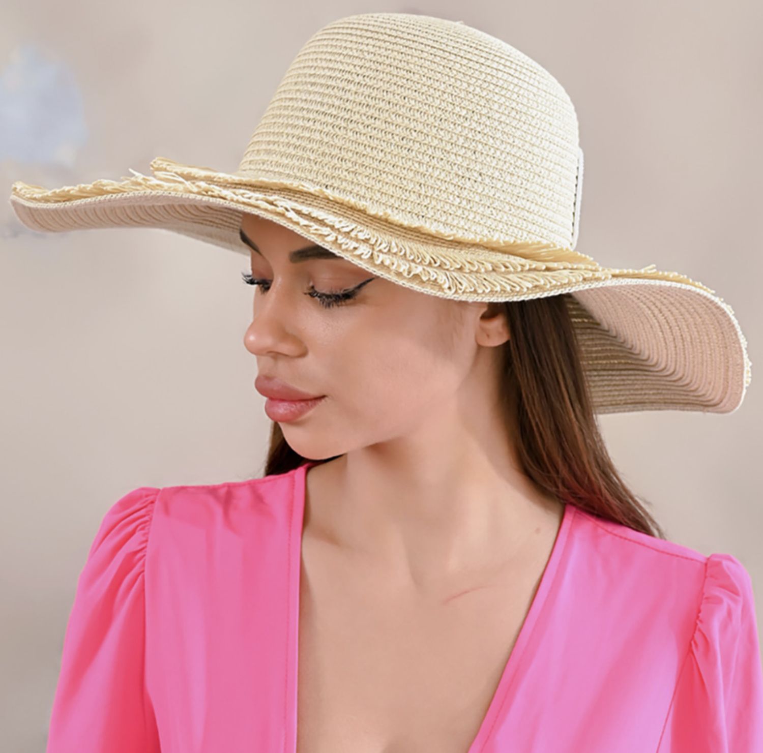 FRAYED SUN HAT