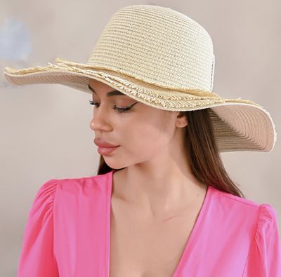 FRAYED SUN HAT