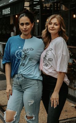 SUN&amp;MOON 2 ME OVERSIZED TEE