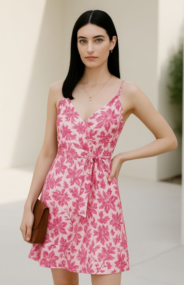 VENETIAN CAMI MINI DRESS