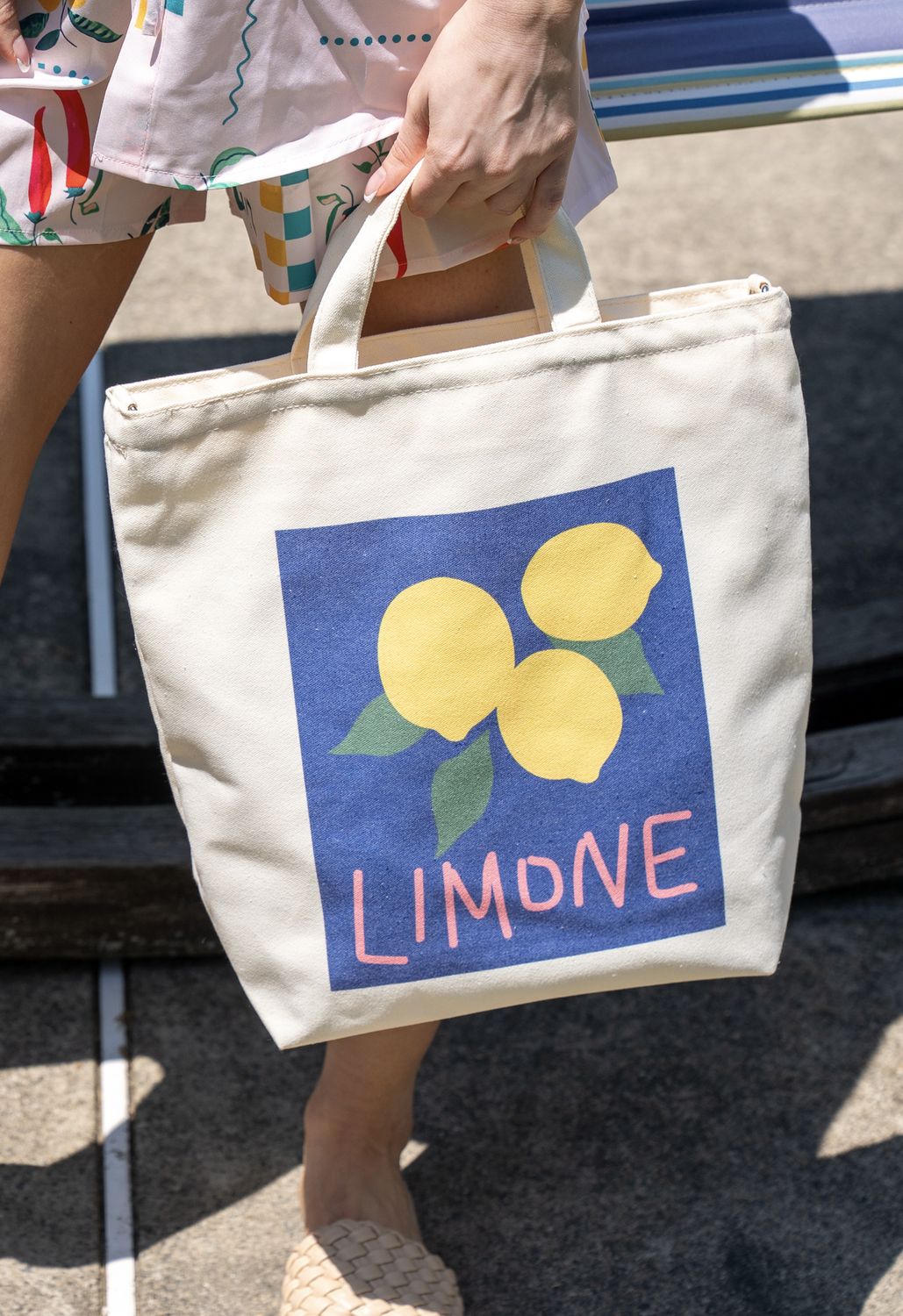 LIMONE CANVAS TOTE