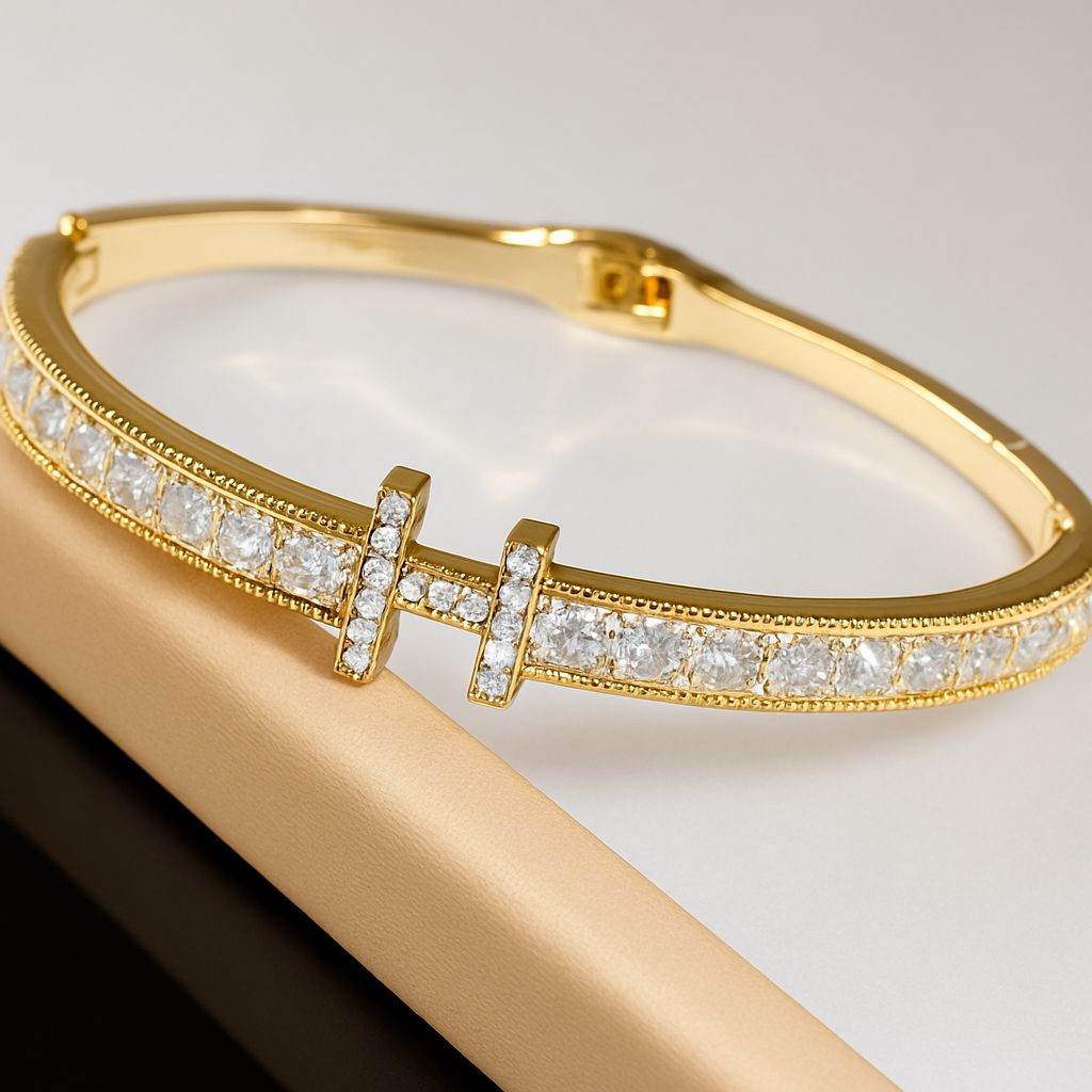 Harley Diamond Bangle