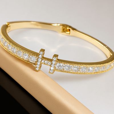 Harley Diamond Bangle