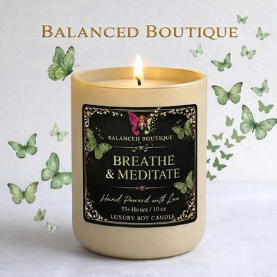 Balanced Boutique Signature Candles & Cloche Matches Collection