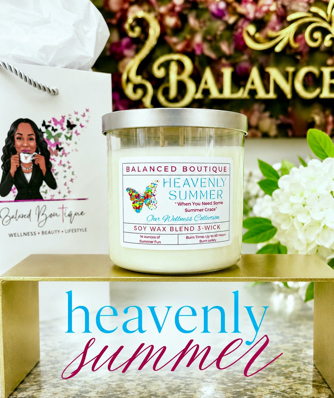 Heavenly Summer – Sunset Candle (3-Wick)