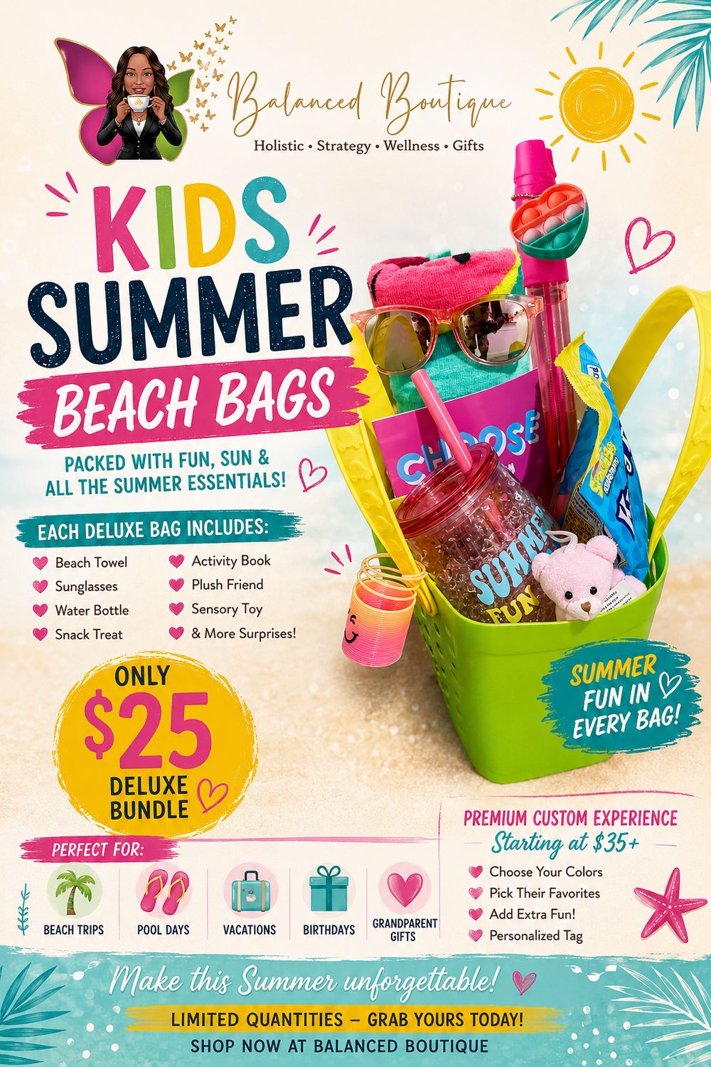 Kids Summer Bags