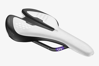 LIV Contact SLR Upright Saddle carbon rails White
