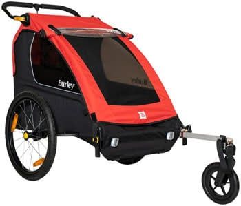 Burley Honey Bee Child Trailer: Red